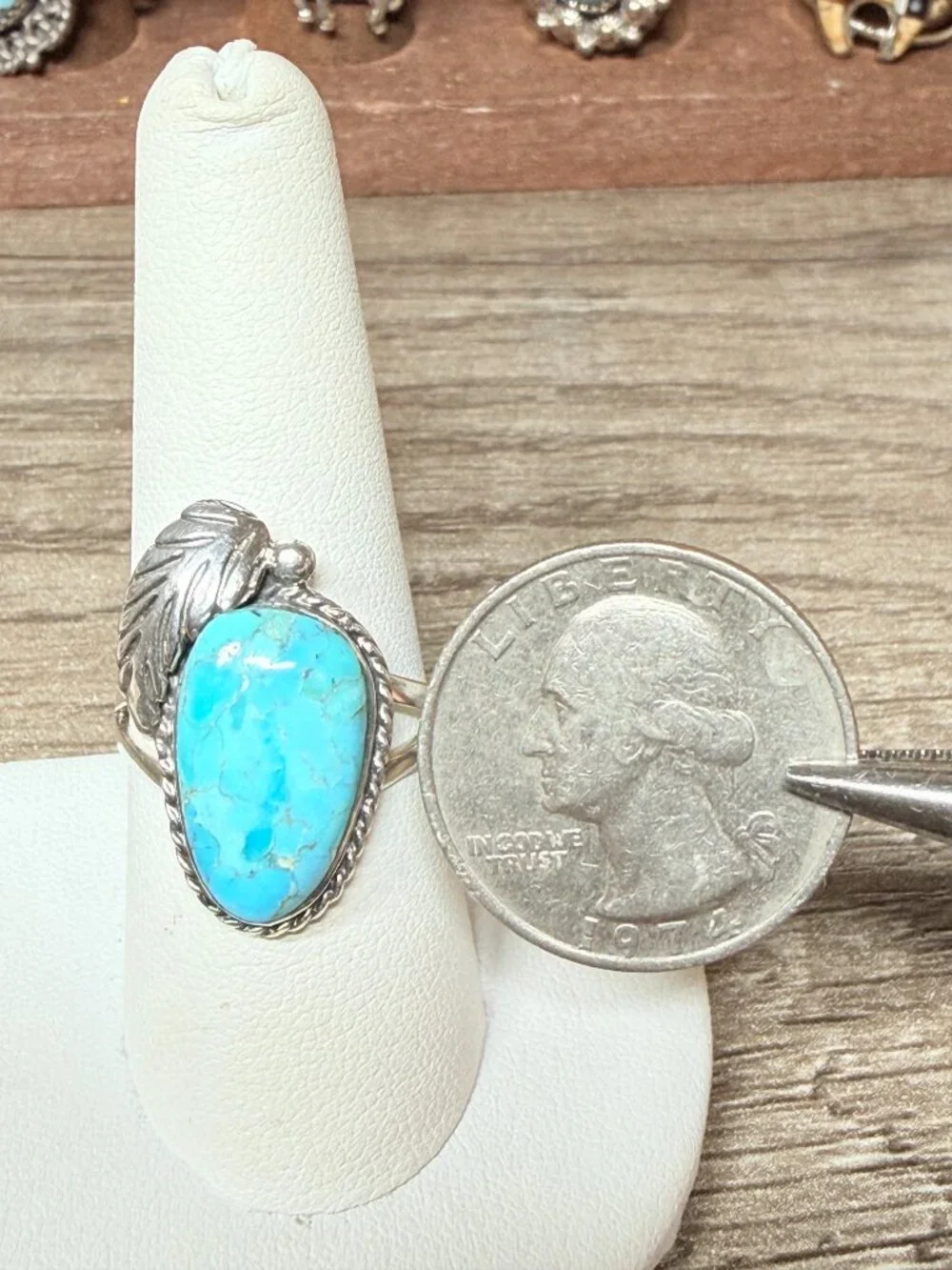 Turquoise Ring Sterling Silver